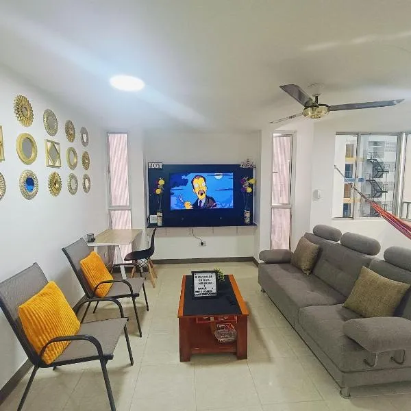 El Rodadero Hermoso Apartamento a 50m de la playa ven descansa o trabajar, hotel v destinaci Gaira