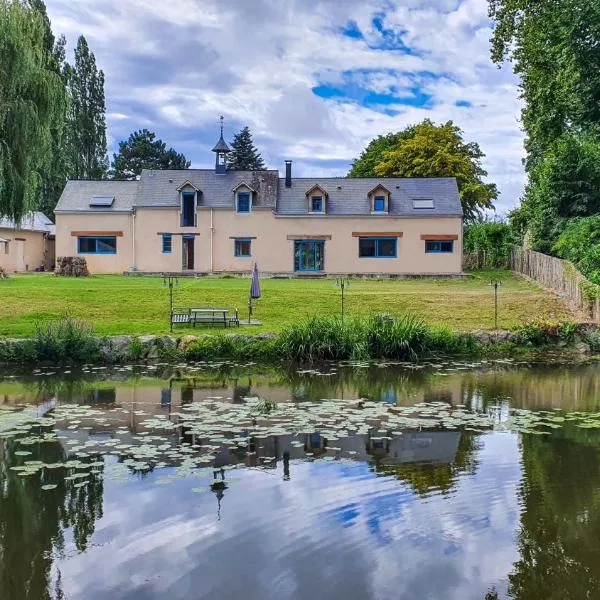 Au fil de l'eau – hotel w mieście La Chapelle-Saint-Aubin