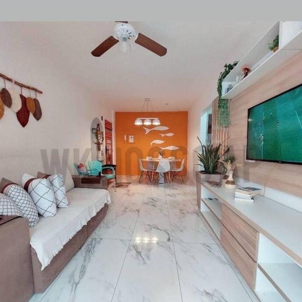 Apartamento a 200M da praia na Praia Grande