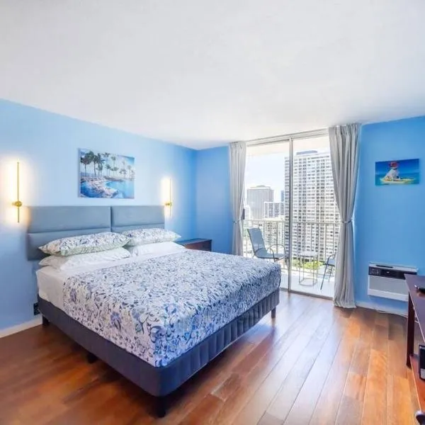 Trendy Studio in the Heart of Honolulu - 21F, hotel in Honolulu