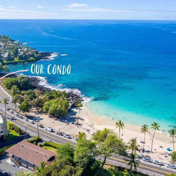 Magic Sands Beach view, 2B2B, AC, Pool, Sleeps 6, hotel v destinaci Kailua-Kona