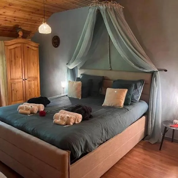 luxe vakantiewoning met jacuzzi en sauna Forêt d'Animaux, hotel in Bouillon