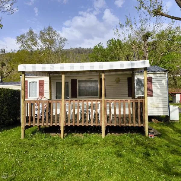 mobile-home camping de la truite, hotel in Ascarat