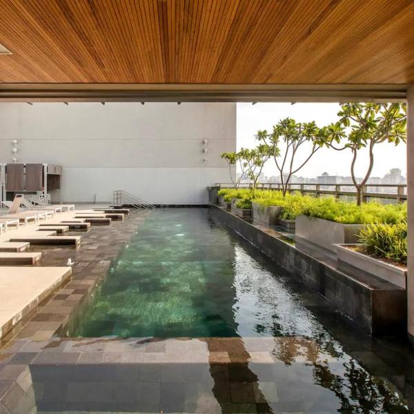 Studio Setin Downtown com piscina e vista Skyline