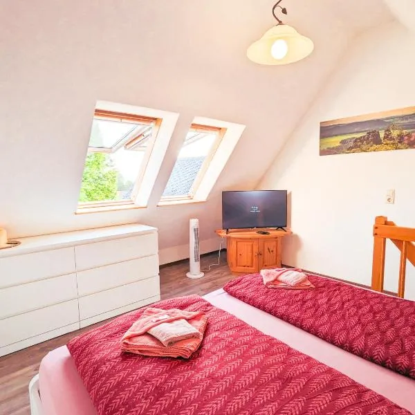 리흐텐하인에 위치한 호텔 Urlaubsmagie - Ferienwohnung Biberburg - mit Balkon