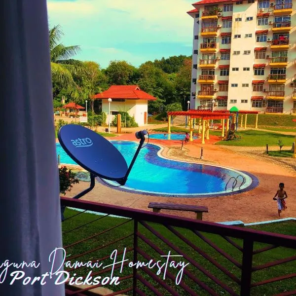 Laguna Damai Homestay PD - 2BR, Ground Floor, Near Beach, Pool, Astro, Netflix, WiFi, hotel din Port Dickson