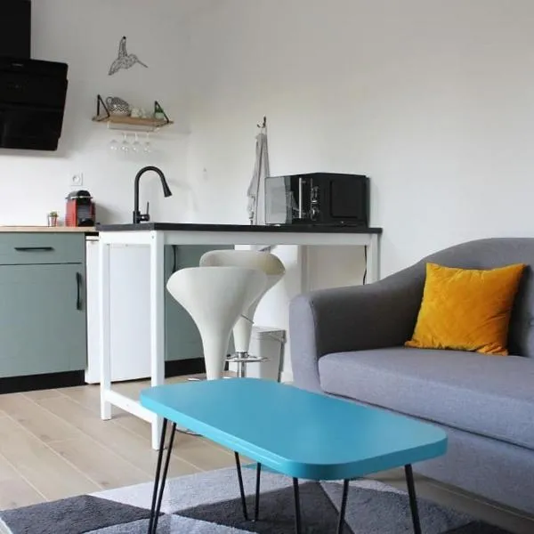 Studio avec terrasse et parking, hotelli kohteessa Castelginest