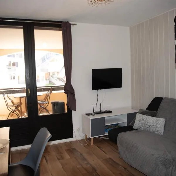 Poutran 2, studio 4 personnes au pied des pistes avec grande terrasse, hotel en Oz