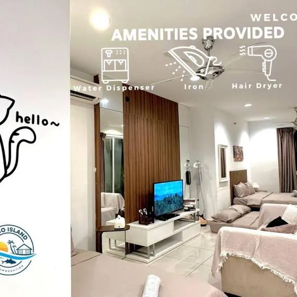 Mansion One Modern 5pax walking distance Gleneagles Hospital Gurney Plaza, hotel in George Town