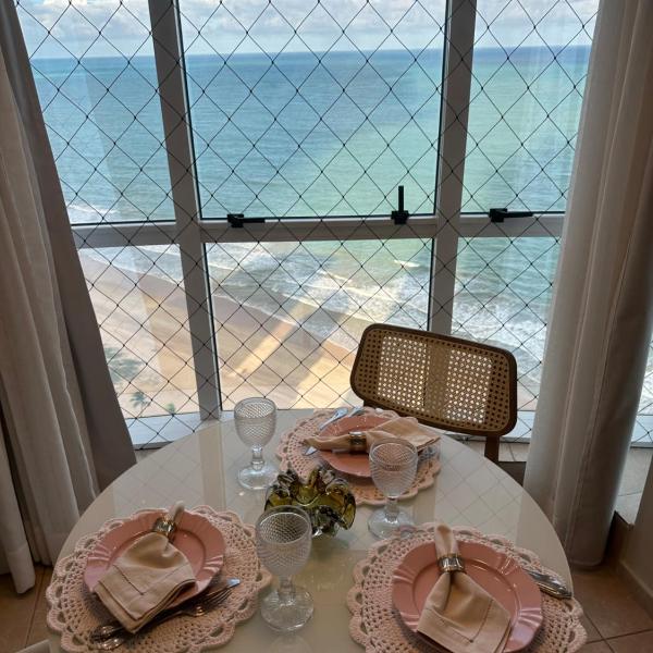 2704 Flat Beira Mar Av Boa viagem Vista Deslumbrante e com cozinha - Foto 3