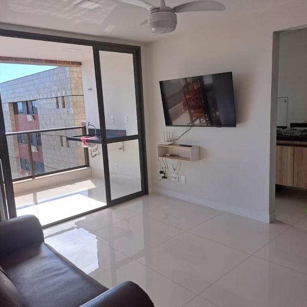 Aconchegante APARTAMENTO - Praia do Morro- Beira Mar com vista para o mar - 2 quartos , 2 banheiros, 2 vagas garagem, 1 varandas, 2 elevadores, Wi-Fi - bem localizado - Foto 5