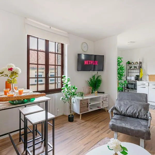 Grand logement 38m2, Aéroport Paris CDG, Disneyland Paris 20min, Parc Astérix, 1 Chambre, 1 Salon, hotel v destinaci Le Pin