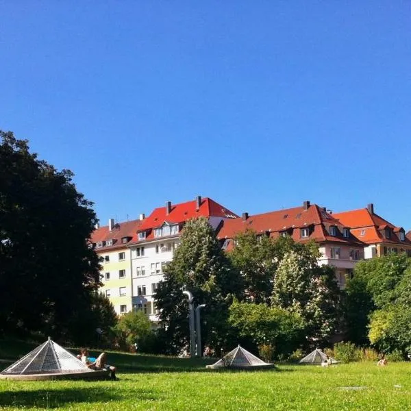 Zimmer mit Parkblick, hotel v Stuttgartu
