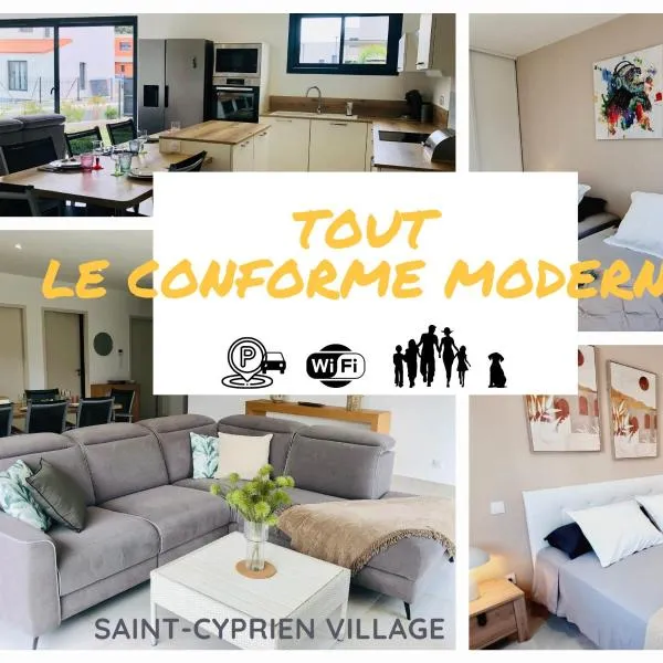 Villa Moderne St Cyprien Village – hotel w mieście Saint-Cyprien