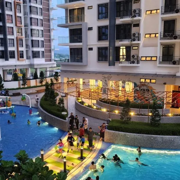 K-Avenue with PS5 and Pool View by JH Project, hotel in Kampong Tangihan