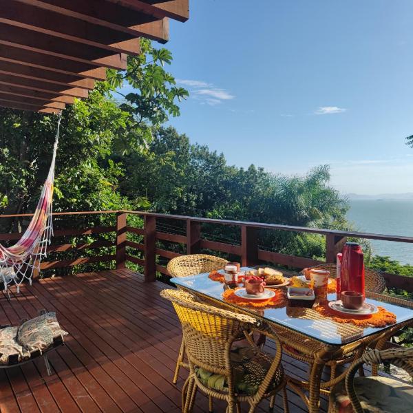 Double Deck - Linda vista para ilha de Floripa com Jacuzzi