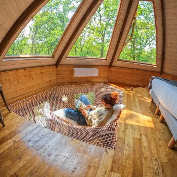 Nid'en'Ô cabanes et spa Lot et Dordogne, hotel a Lamothe-Fénelon
