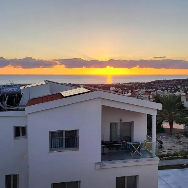 Calm Seaview Nest in Peyia, hotel v destinaci Pegeia