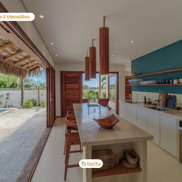 Casa KitePirosca, quartos com vista mar em Fortim - Foto 5