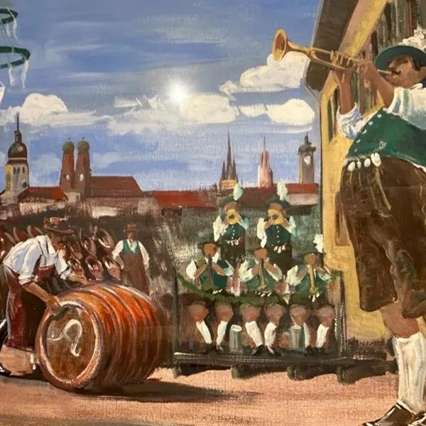 Wohnung mit Terrasse am Waldrand, hotel in Starnberg