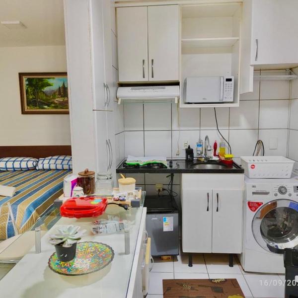 Loft charmoso e confortável no Grand Ville Perfeito para sua estadia em Brasília próximo da P Federal PRF ENAP, LBV,CASV da Embaixada aeroporto, rodov interestadual e Parque da cidade - Foto 4