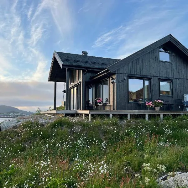 Oceanfront Cabin in Lofoten with Panoramic View, Hotel in Ballstad