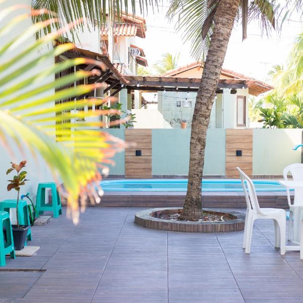 Casasveraneio casa com 3 Suites com ar condicionado à 100m da Praia de Barra De São Miguel, 8 minutos da praia bonita e a 3 do gunga , área de lazer privativa com piscina e churrasqueira! - Foto 4