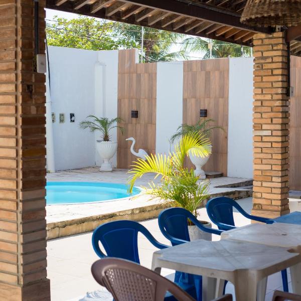 Casa Duplex com 2 suítes com ar condicionado ,100m da Praia - Barra de São Miguel, a 8 minutos da praia do gunga e a 3 da praia bonita! Condomínio com piscina e churrasqueira!