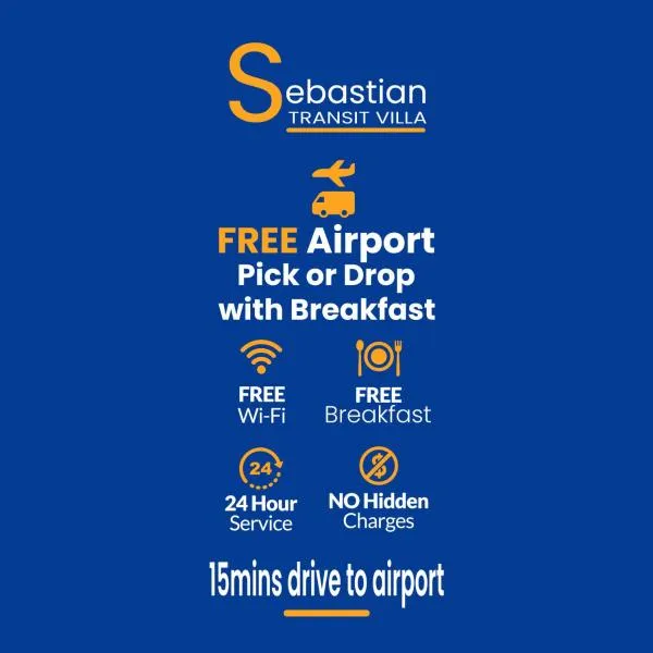 Sebastian Transit Villa with Free shuttle service to airport, hotel v destinaci Kotugoda