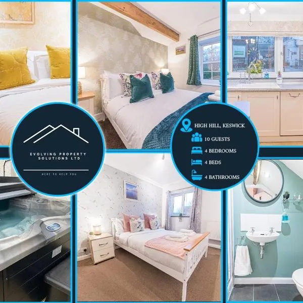 4 BR Holiday Home Steps from Keswick Town Centre, hotel en Keswick