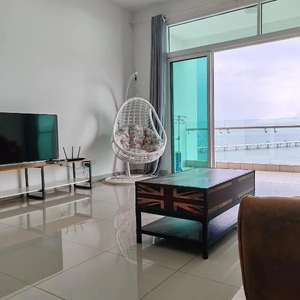 Seaview Vacation Condo 3R3B 8Pax, hotel in Kampong Batu Maung