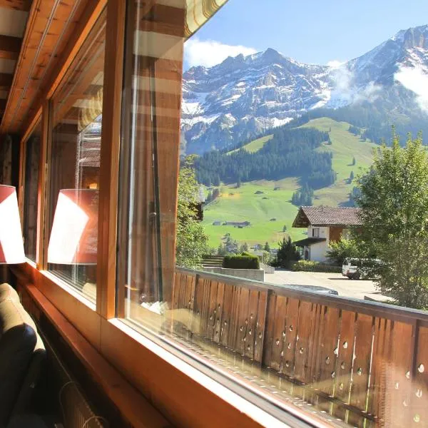 5-Zimmerwohnung Zentral und nahe den Skipisten, hotel in Adelboden