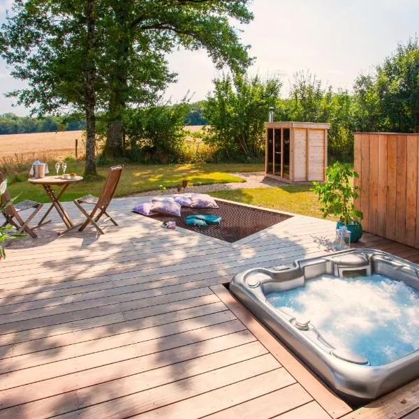 Gîte La Parenthèse pour 2 avec SPA et SAUNA Privatif, hotel in Saint-Fargeau
