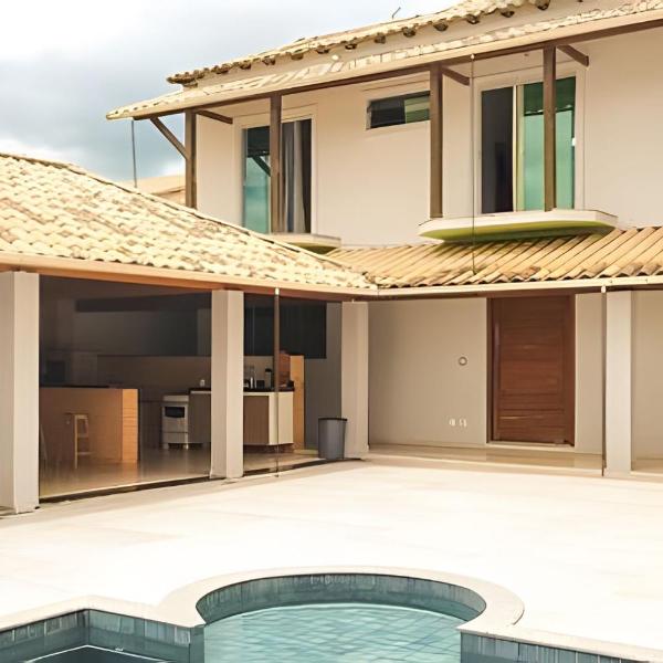 NossoApê Guarua: Piscina | Churrasqueira | Ar-condicionado