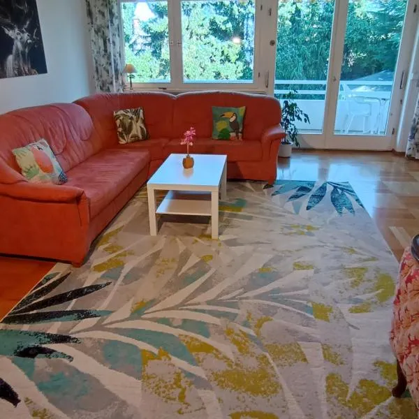 Exklusive Lage, sehr große Wohnung mit Gartenblick - FEWO Hämmerle Rot, hotel in Konstanz