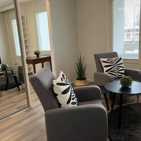 Ihastuttava yksiö loistopaikalla, hotel a Rauma