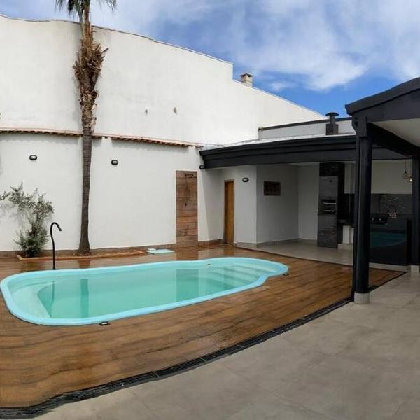 Casa em Barretos com piscina e ar-condicionado - Foto 4