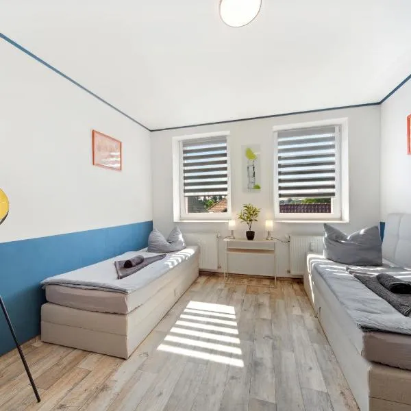 Wohnung Stadtrand, 4 Personen, nahe Bahnhof und See, hotel in Halberstadt