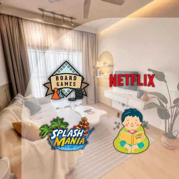 Maya Bay Residences 3R2B SplashMania near KLIA, hotel v destinaci Banting