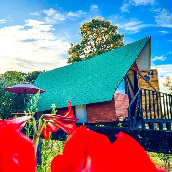 Glamping Chalet Deluxe cerca al centro de Villa de Leyva - By Serena Morena, hotel v destinaci Villa de Leyva