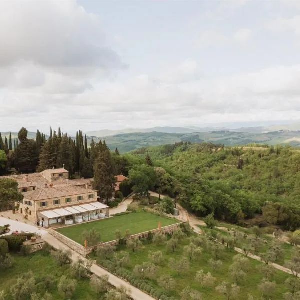 Le Filigare Winery & Accomodation in Chianti, hotel San Donato in Poggióban