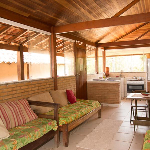 Casa 1 - Você a Varanda e o Mar na Praia dos Ranchos-Trindade Hospeda - Foto 4