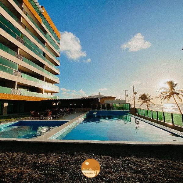 Pé na Areia, Piscina Borda Infinita, Vaga de Garagem, Portaria 24 hs - Foto 3