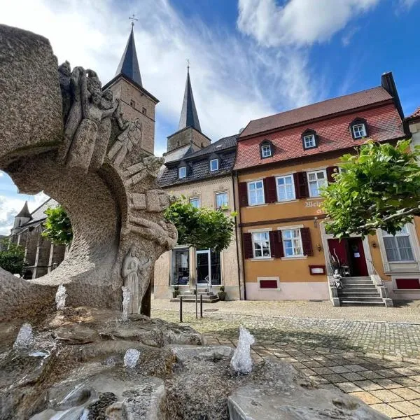 Hotel Weinstube am Markt, hotel v destinaci Gerolzhofen