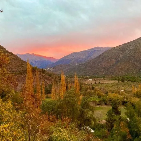 Cabaña Piedra y Viento, hotel v destinaci San José de Maipo