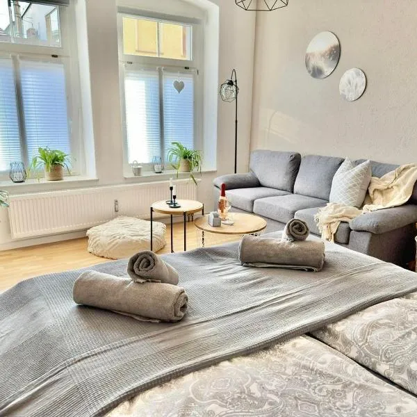 Appartement "STADTGEFLÜSTER" im Zentrum, inkl Stellplatz, 2 Betten, Babybett, Balkon, gratis Kaffee und Tee, WLAN, ξενοδοχείο σε Bautzen