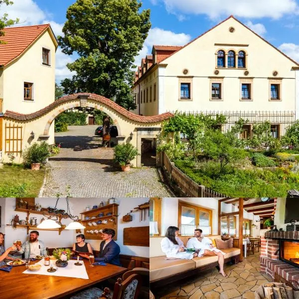 Landhotel Gut Wildberg mit Sauna, hôtel à Meissen