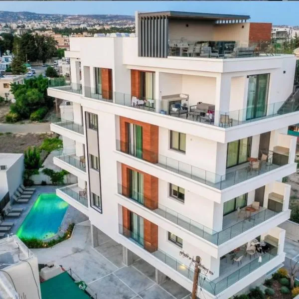 Olive Shared Pool Apartments, hotel a Paphos