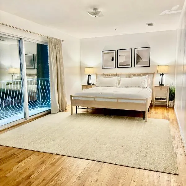 Stylish Evergreen Apartment By Newark Airport、ニューアークのホテル