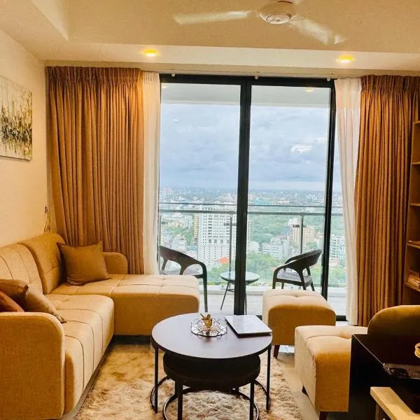 Luxury apartment in capital twinpeaks colombo, hotel v destinaci Slave Island